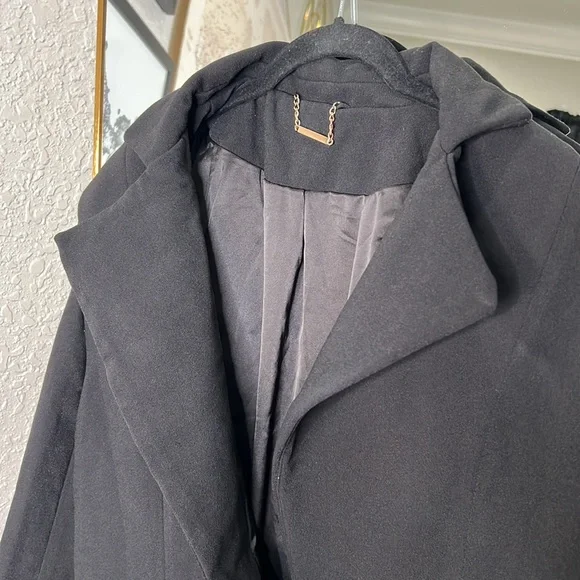 HOUSE OF CB 'Esme' Black Oversized Blazer NWOT